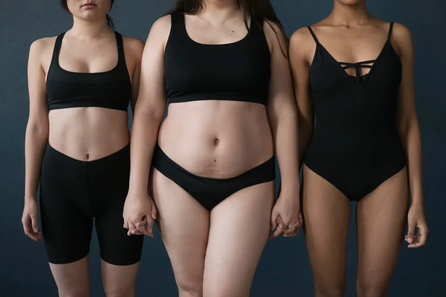Different body shapes of women who underwent plastic surgery