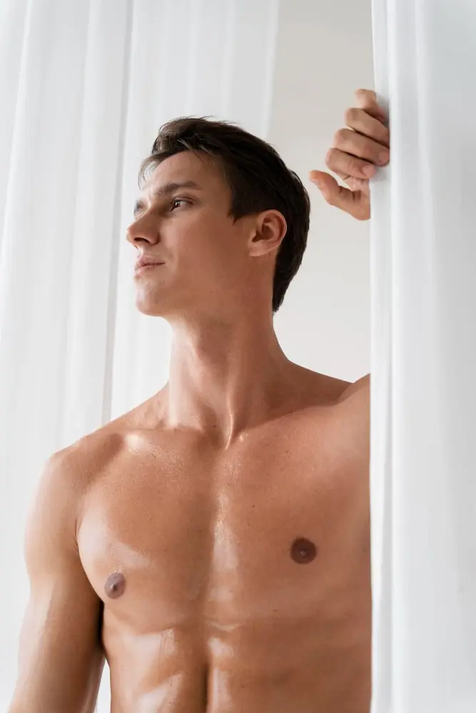 Medium shot young fit man portrait