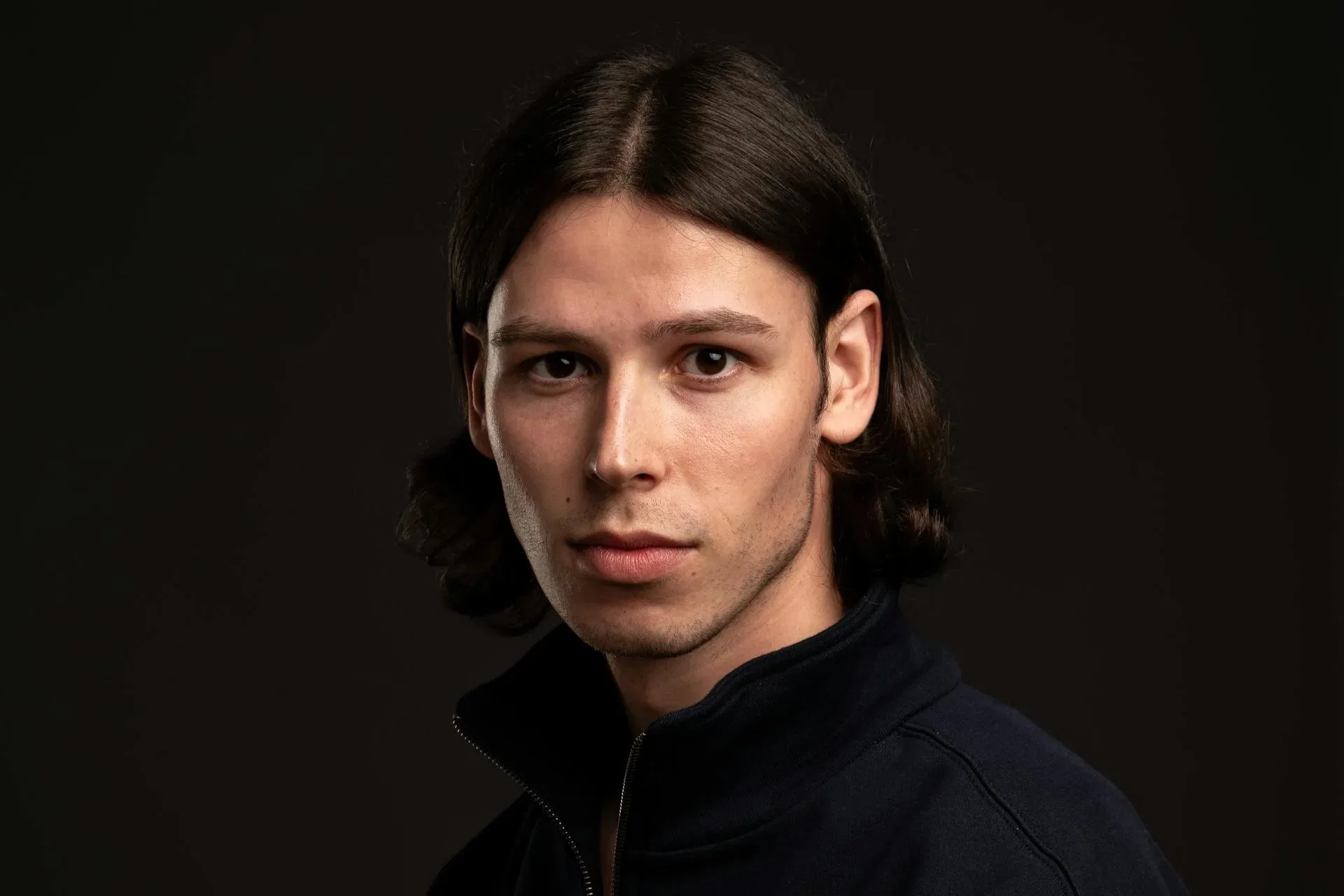 Medium shot of a man's face after recovering from FaceTite