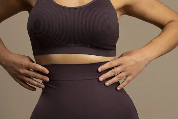 A well-fit body of a woman.