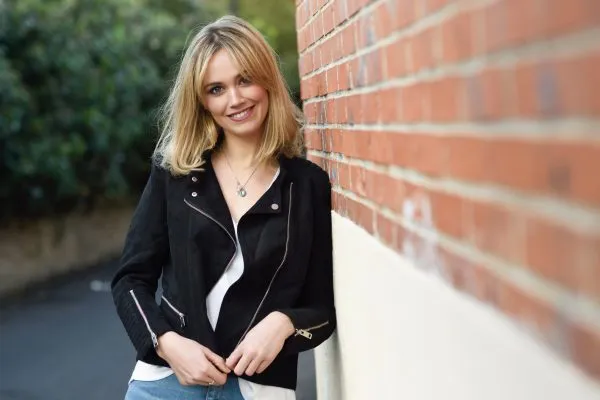 Confident middle age woman looking posing