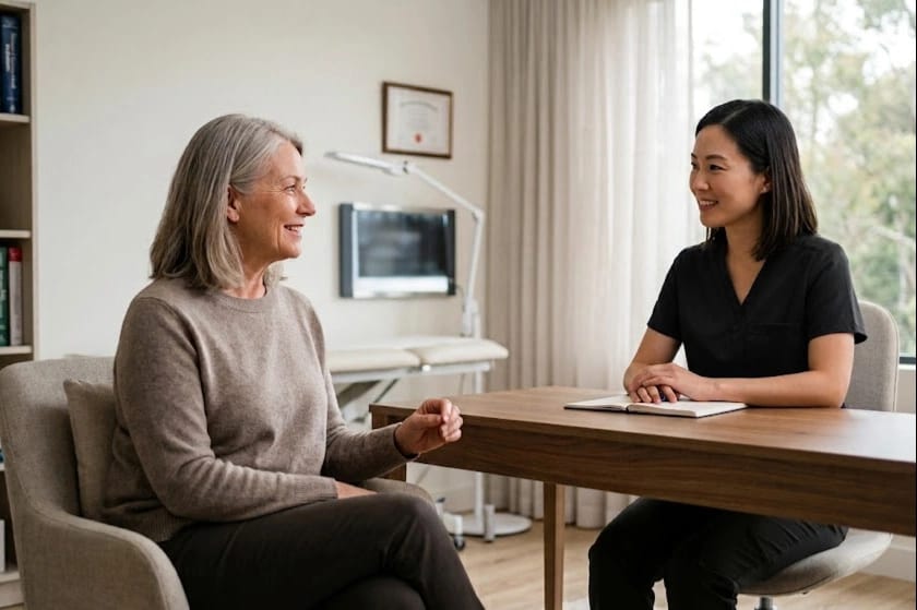Patient discussing how long for Selank to work at a Tampa clinic